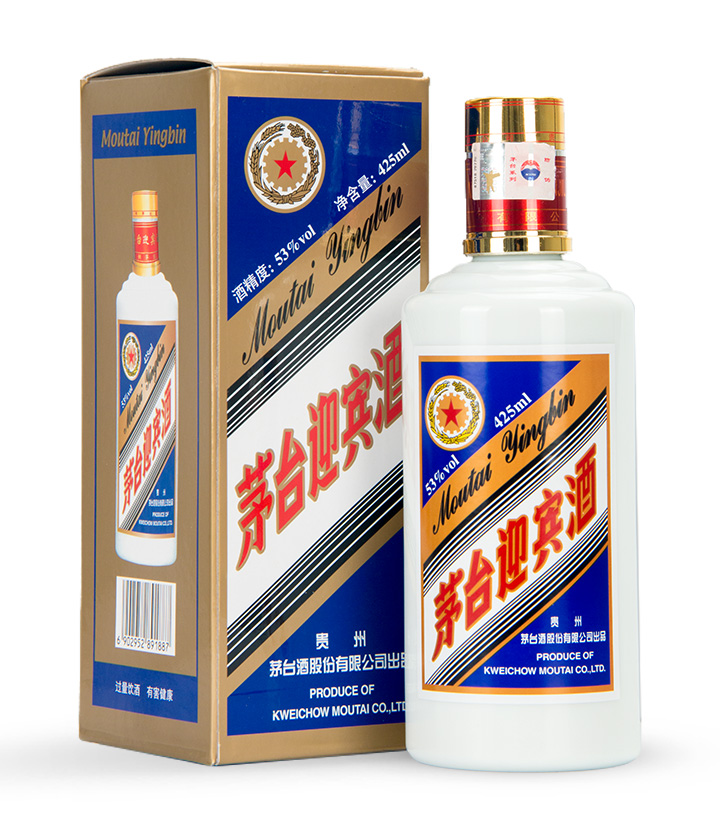 53°茅台迎宾酒（蓝）425ml 件