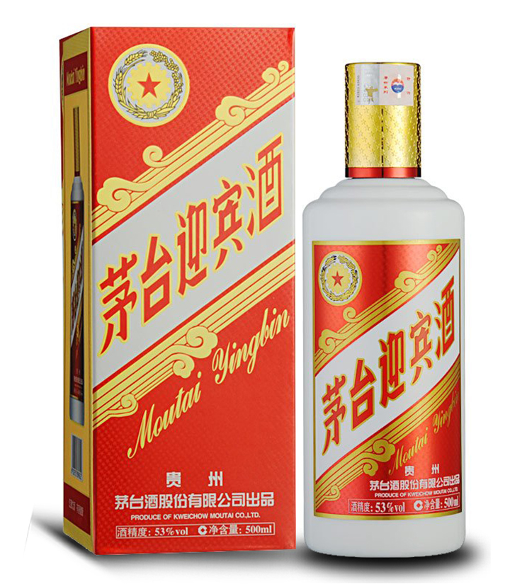 53° 茅台迎宾酒（中国红）500ml（新旧款随机发货） 件