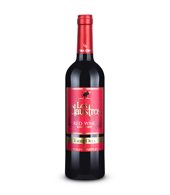 12°西班牙克劳斯特罗红标干红葡萄酒750ml
