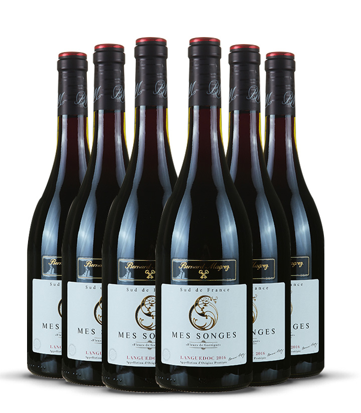 13.5°法国梦幻干红葡萄酒750ml 件