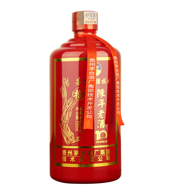 52°茅台技开陈年老酒10年（手工盒）500ml 件