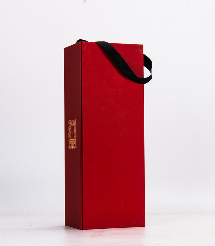 单支红酒卡盒(红色)