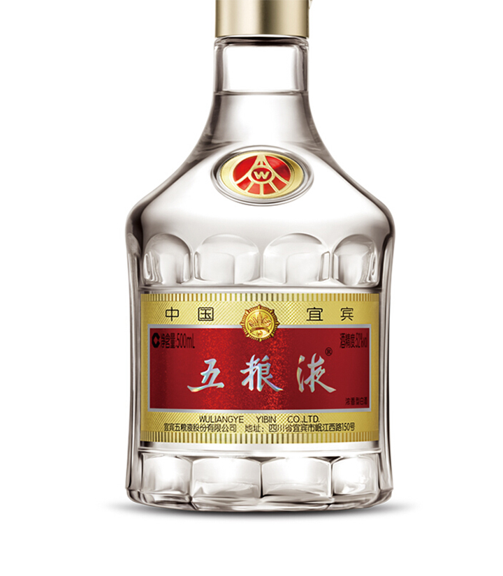 52°五粮液水晶装(八代系列)500ml 件