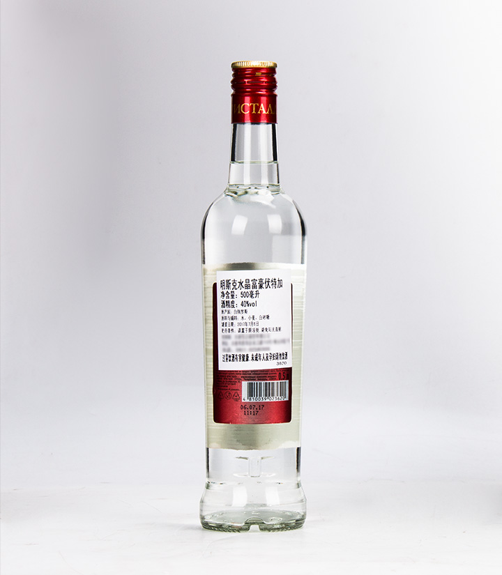 白俄罗斯明斯克水晶富豪伏特加500ml
