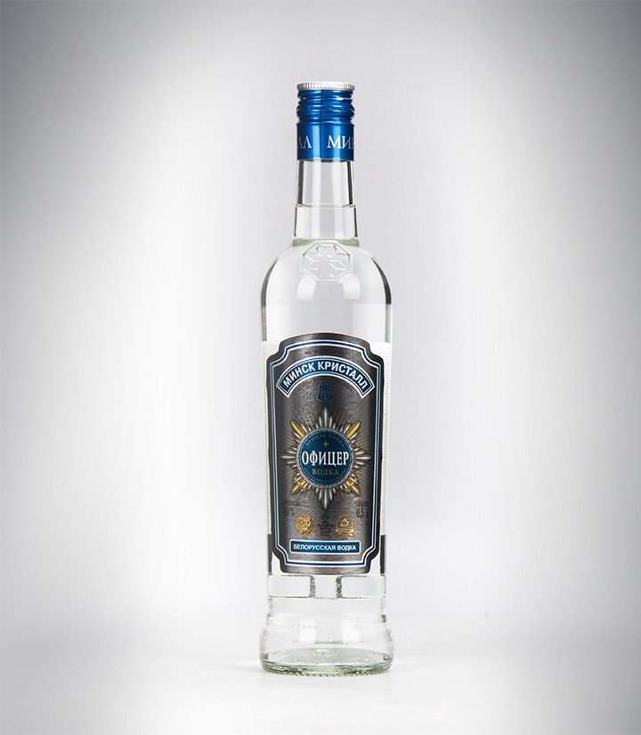 白俄罗斯明斯克水晶军官伏特加500ml 瓶
