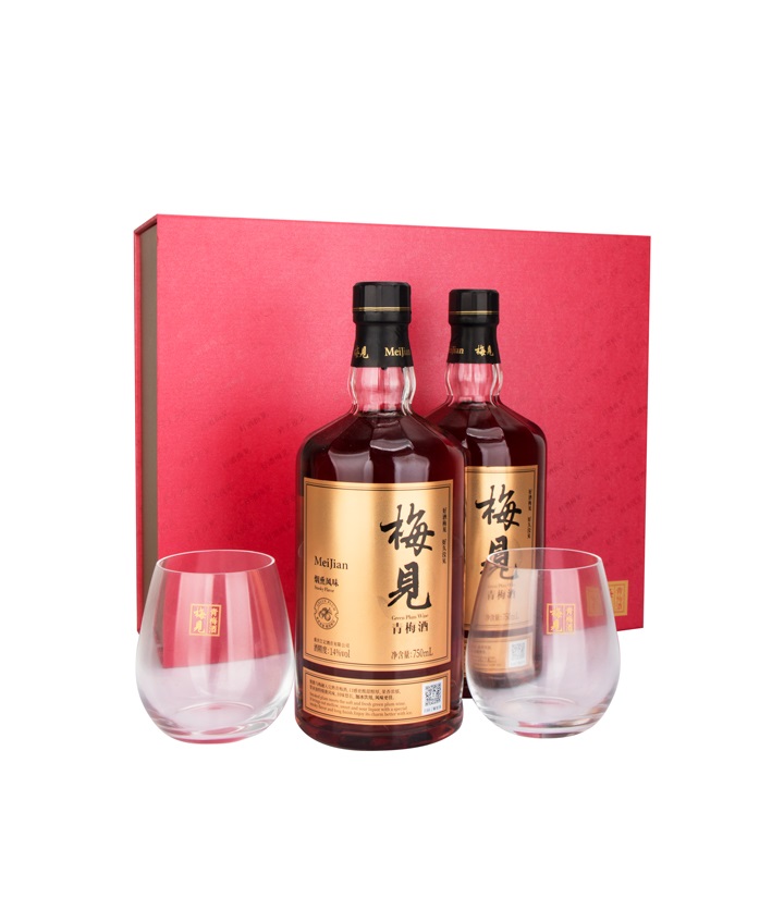 金梅见青梅酒礼盒装（烟熏风味）750ml*2