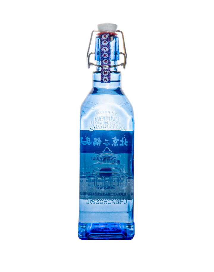 52°北京二锅头酒纯粮8（蓝）500ml
