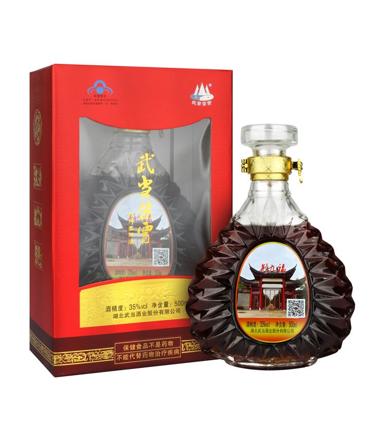 武当紫霄杜仲黄精酒（红盒）500ml	