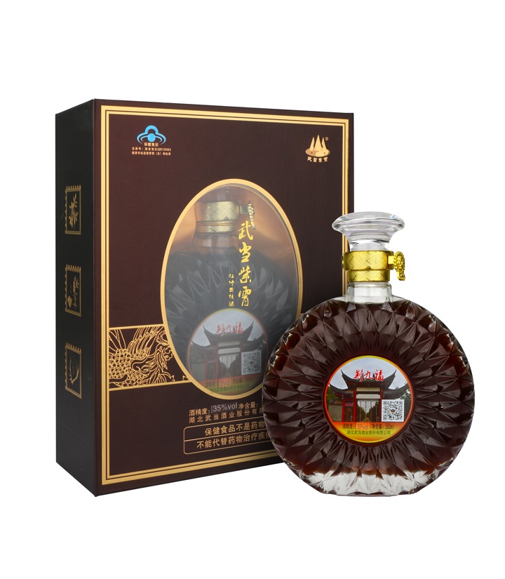 武当紫霄杜仲黄精酒（黑盒）500ml	