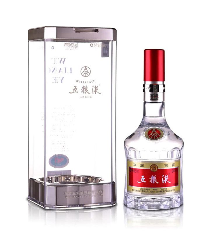 52°五粮液水晶装(八代系列)500ml 瓶