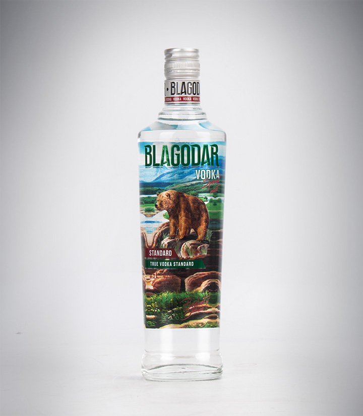 白俄罗斯明斯克水晶布拉嘎达棕熊伏特加500ml