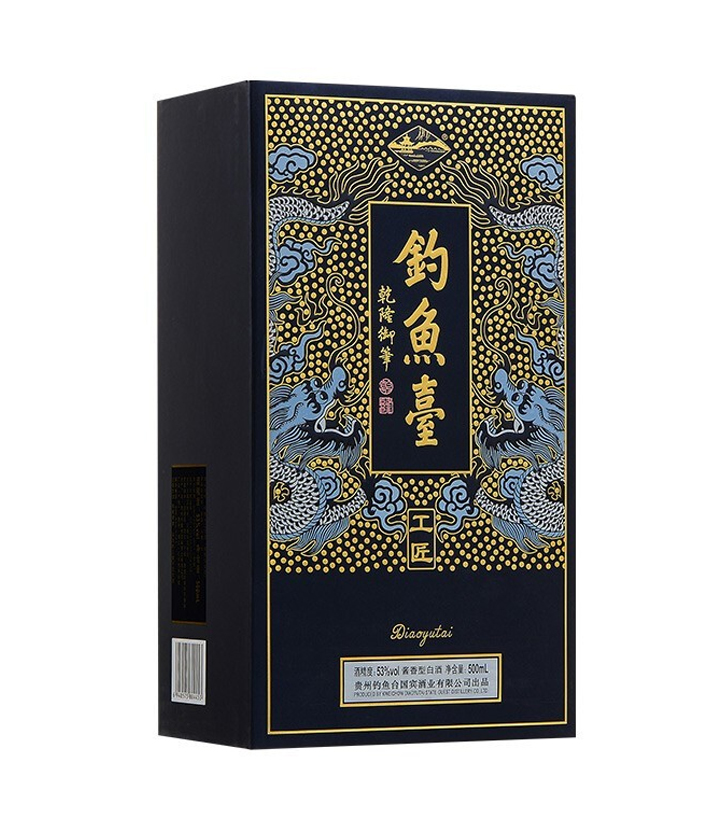 53°钓鱼台工匠酒500ml	 件