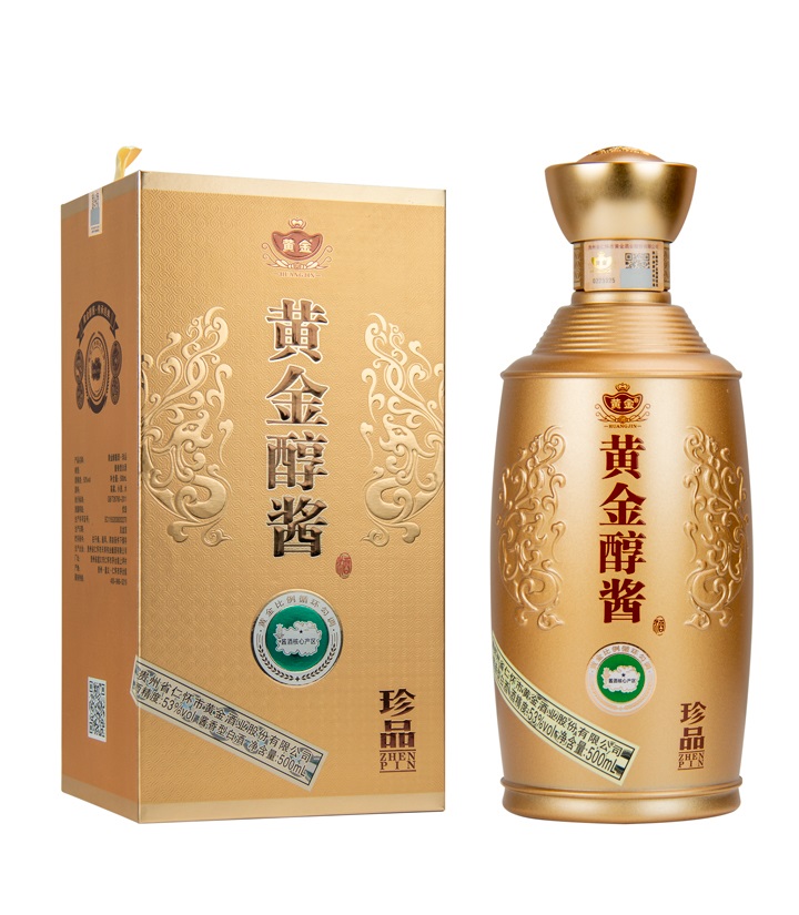 53°黄金醇酱酒珍品500ml 件