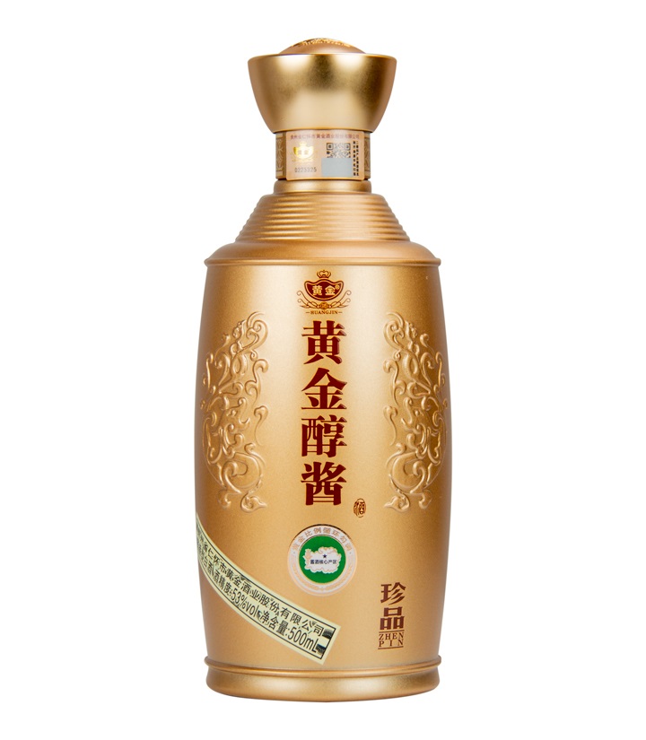 53°黄金醇酱酒珍品500ml 瓶