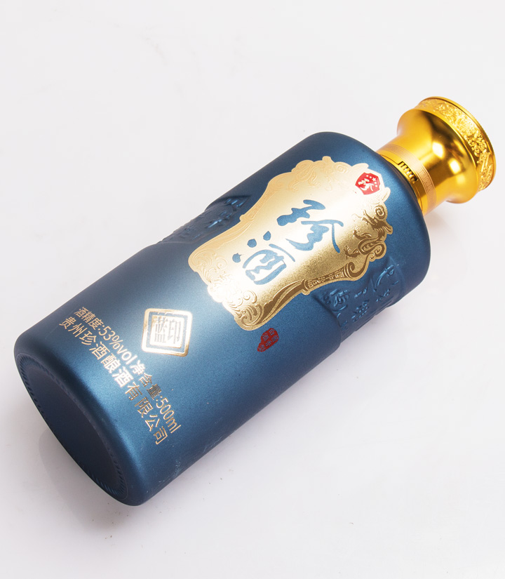 53°珍酒蓝印500ml 件