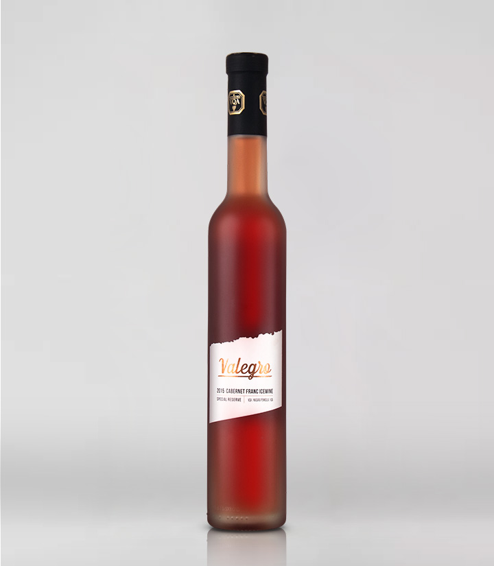10°加拿大黑马瓦莱格罗2015品丽珠珍藏红冰葡萄酒375ml 瓶