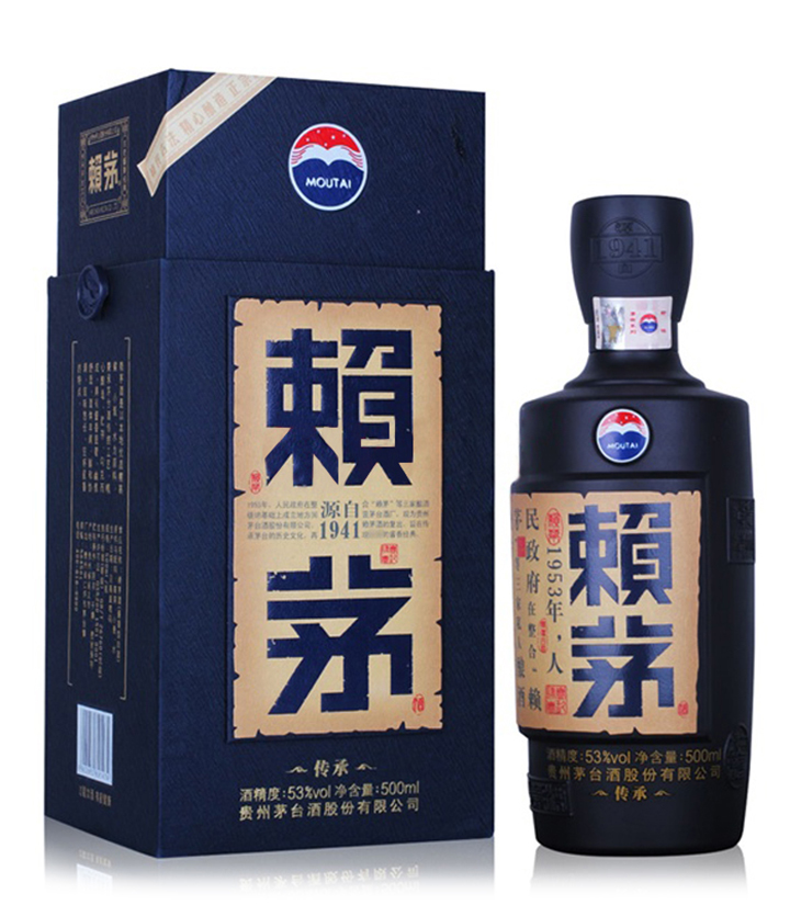 53°茅台股份赖茅传承500ml 瓶