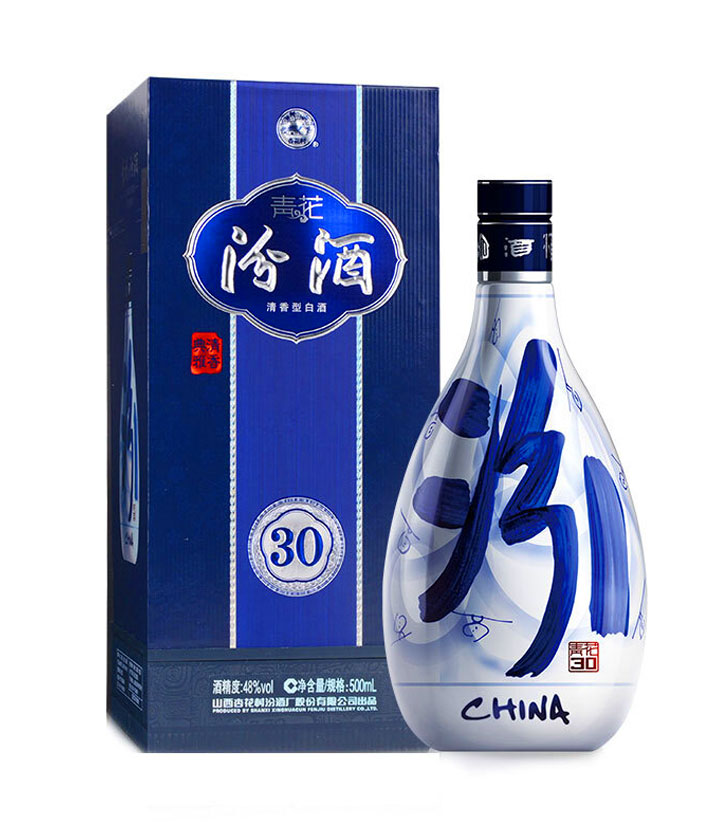 48°汾酒青花30 500ml  瓶